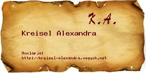 Kreisel Alexandra névjegykártya